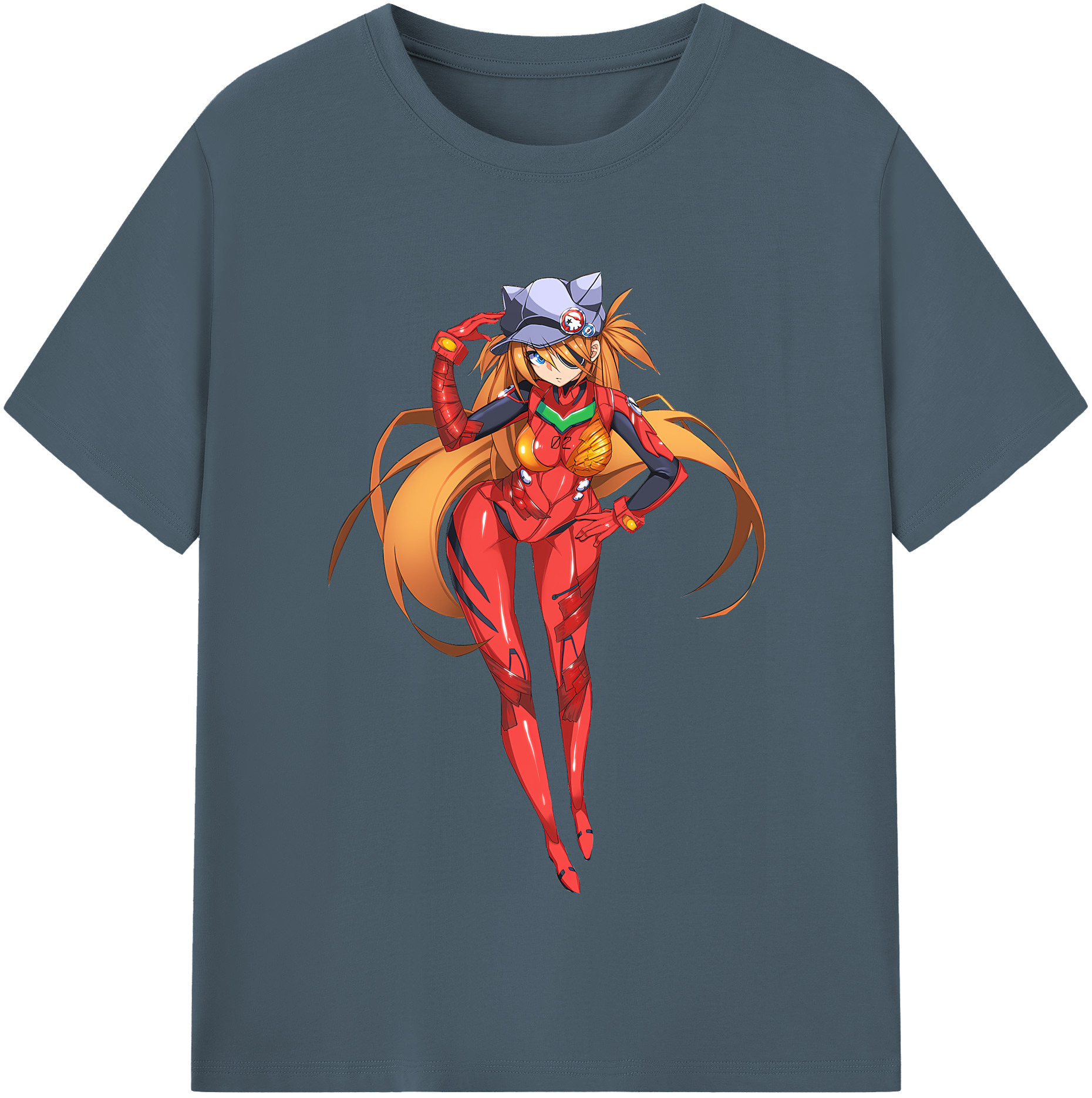 （画像用） EVA 新世紀エヴァンゲリオン 綿100％半袖Tシャツ（フロントプリント）